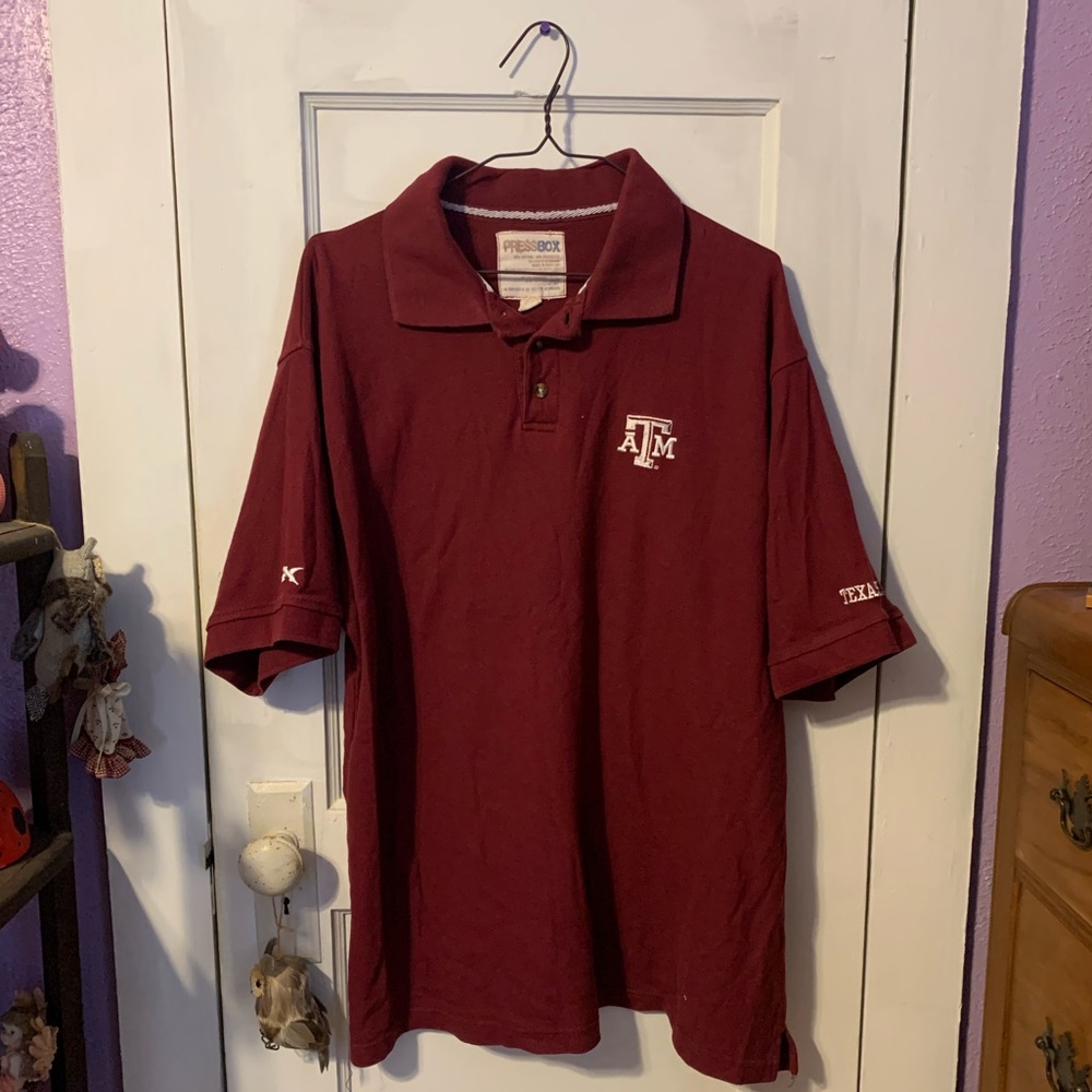 Texas A&M Men’s Short Sleeve Polo Shirt